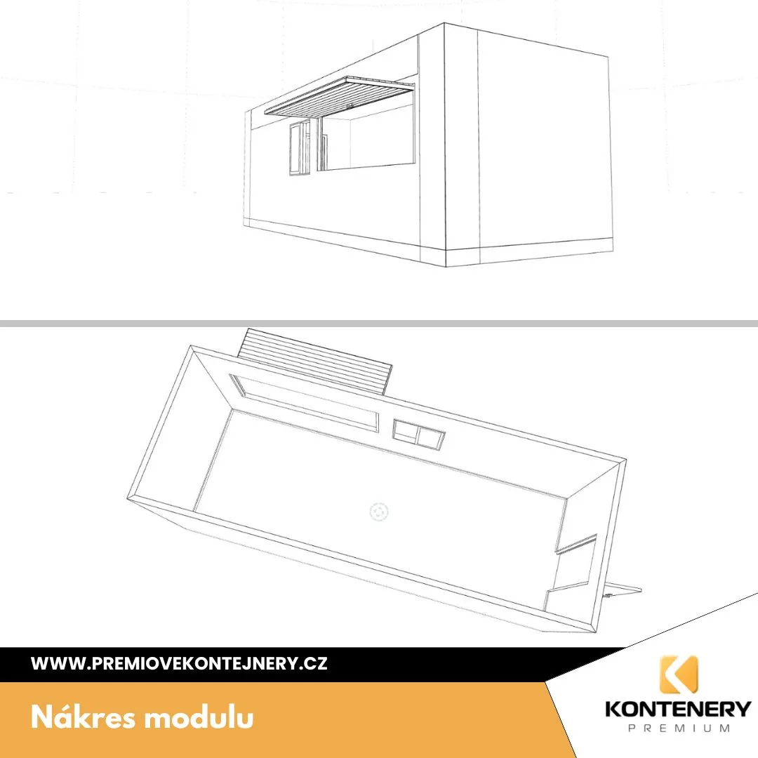 Gastro modul Tábor (8×3 m) — foto 7 z 10