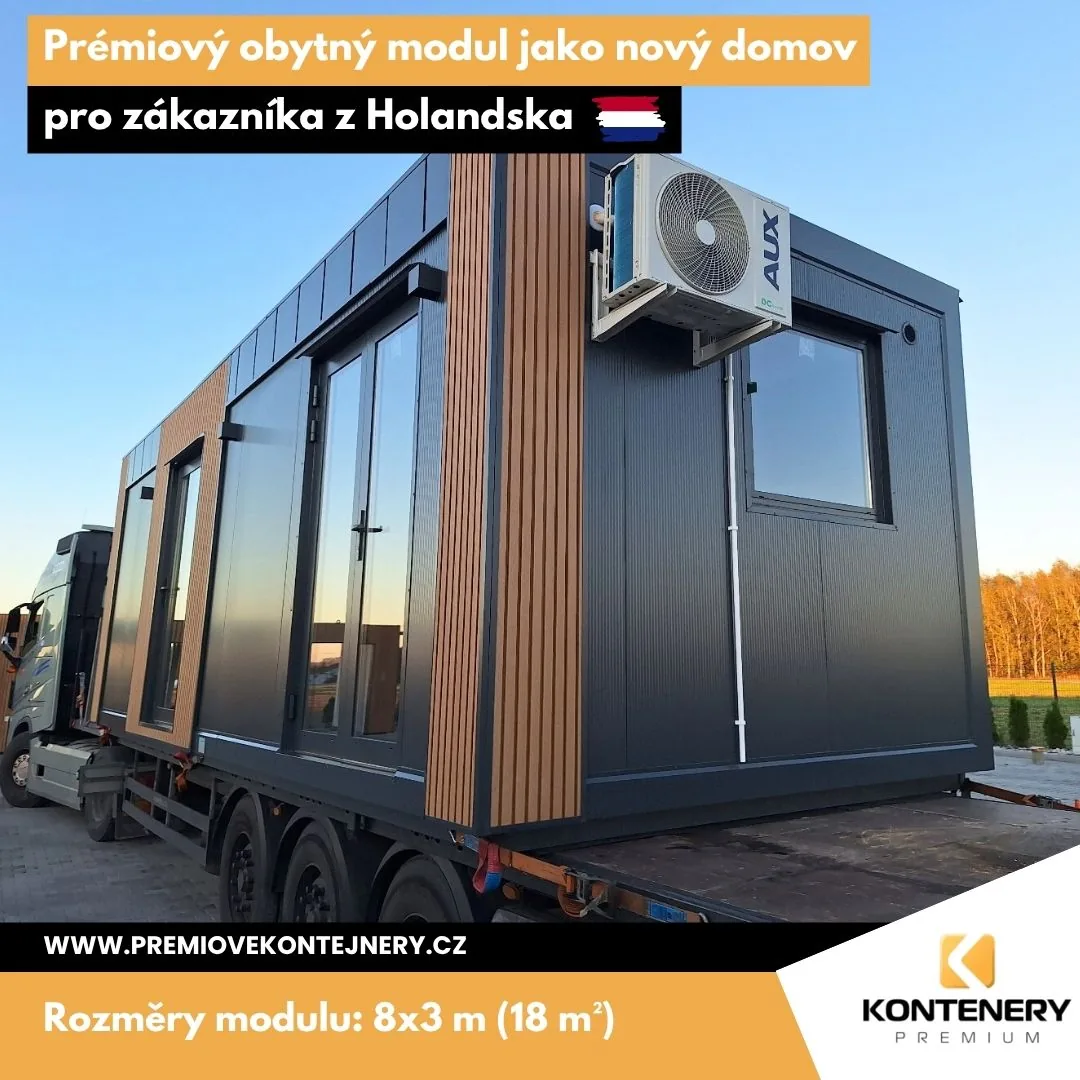 Residential Module to the Netherlands (8×3 m) — Custom-built for a Dutch client — quality without borders