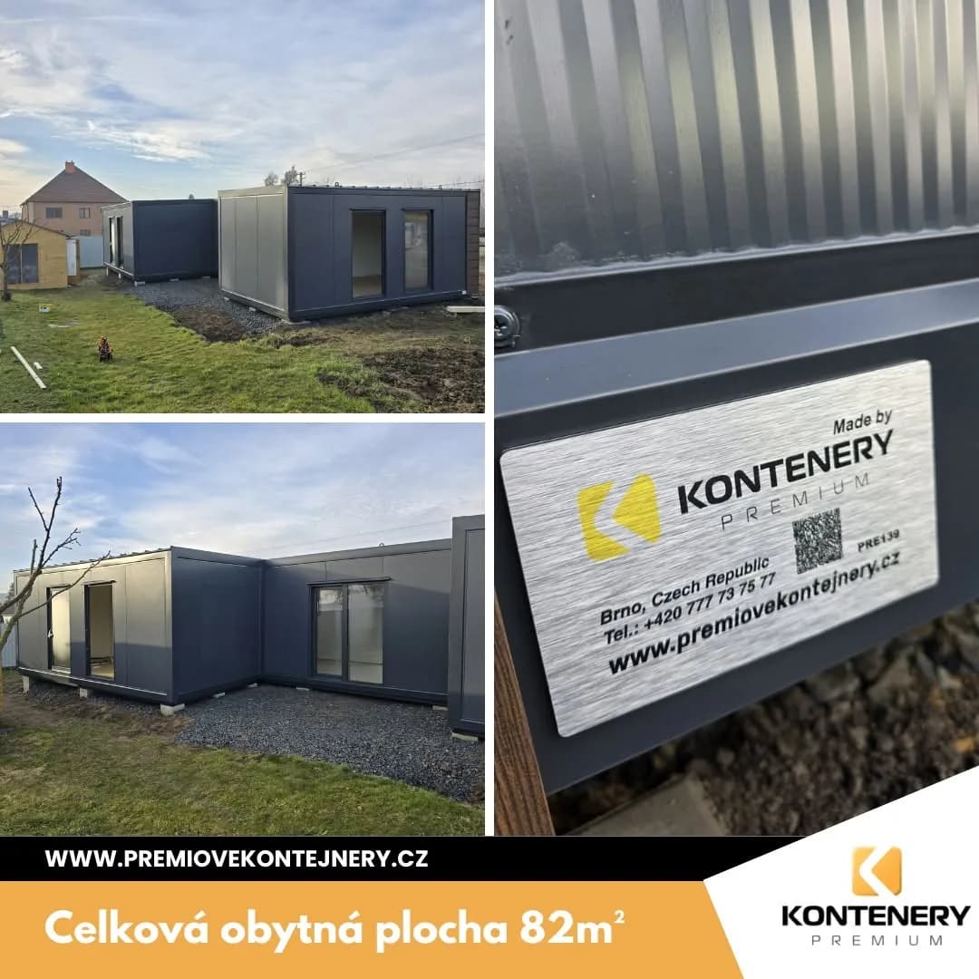 Wohnen aus 4 Modulen Medlovice (82 m²) — foto 2 z 8