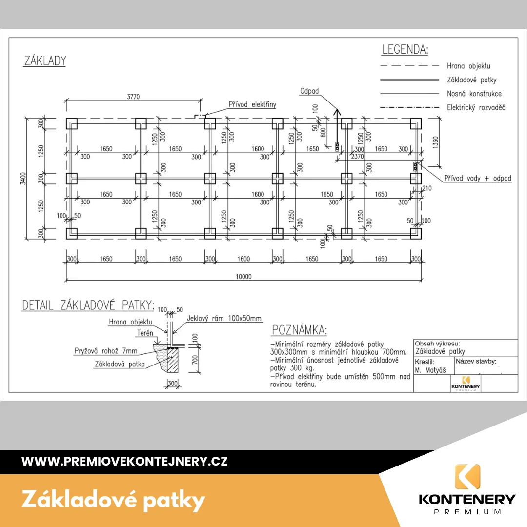 Velkorysý modul s pergolou (10×3,4 m + pergola 10×2 m) — foto 9 z 10
