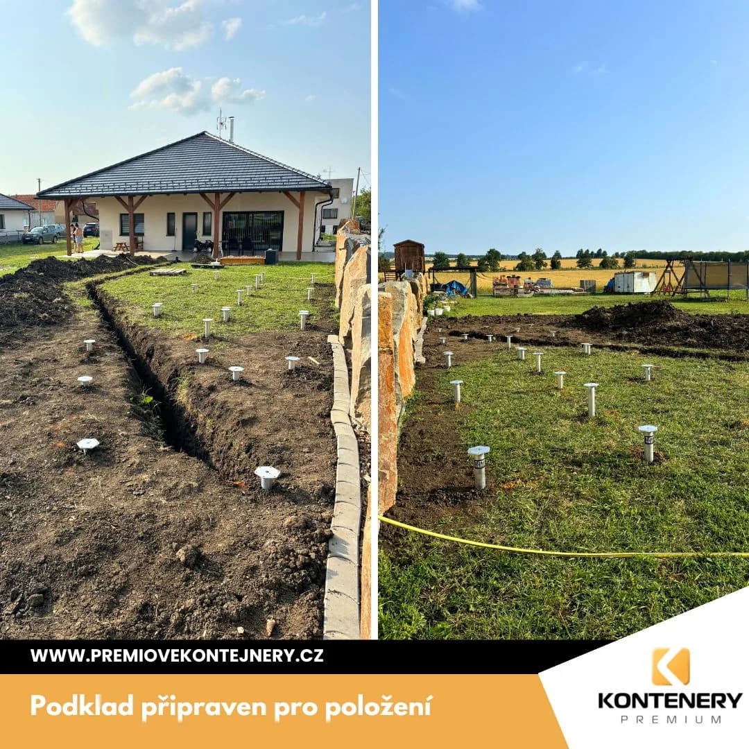 Zwei Gartenhäuser Suchá Loz (2× 6×3 m) — foto 9 z 13