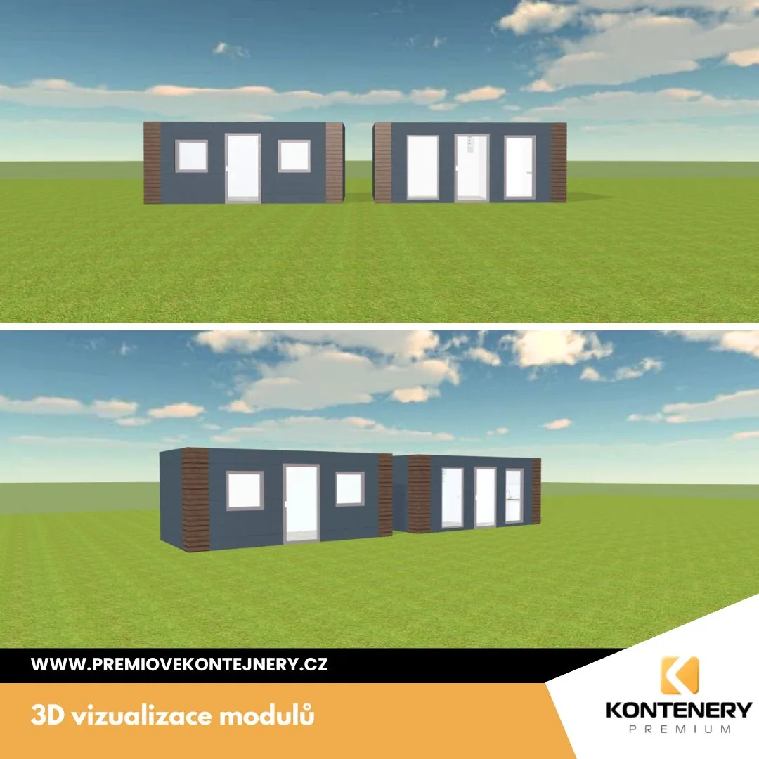 Zwei Gartenhäuser Suchá Loz (2× 6×3 m) — foto 10 z 13